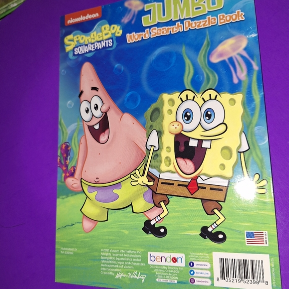SpongeBob SquarePants Word Search Puzzle Book - Picture 6 of 6